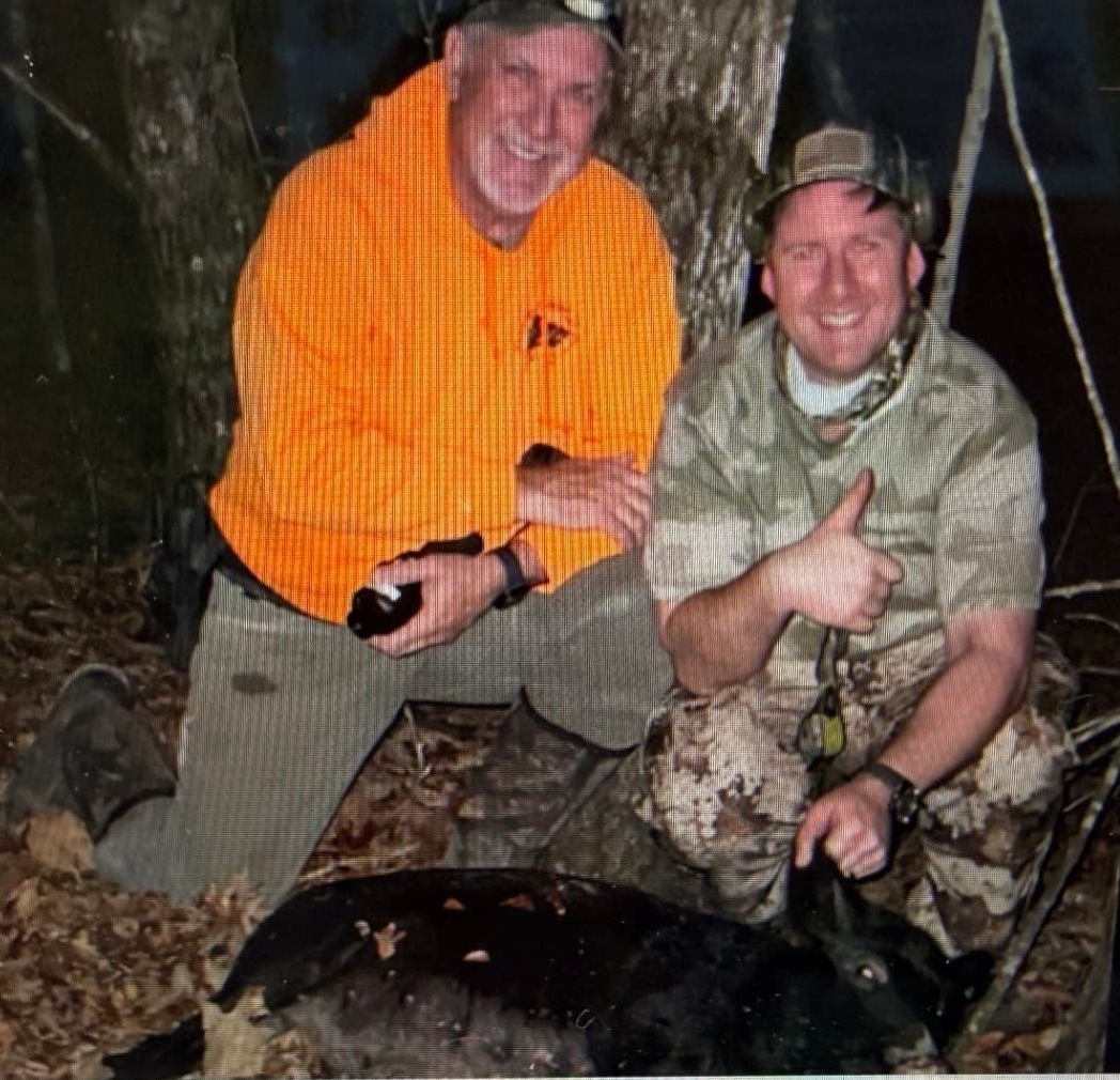 Ryan with a night time hog recovery.