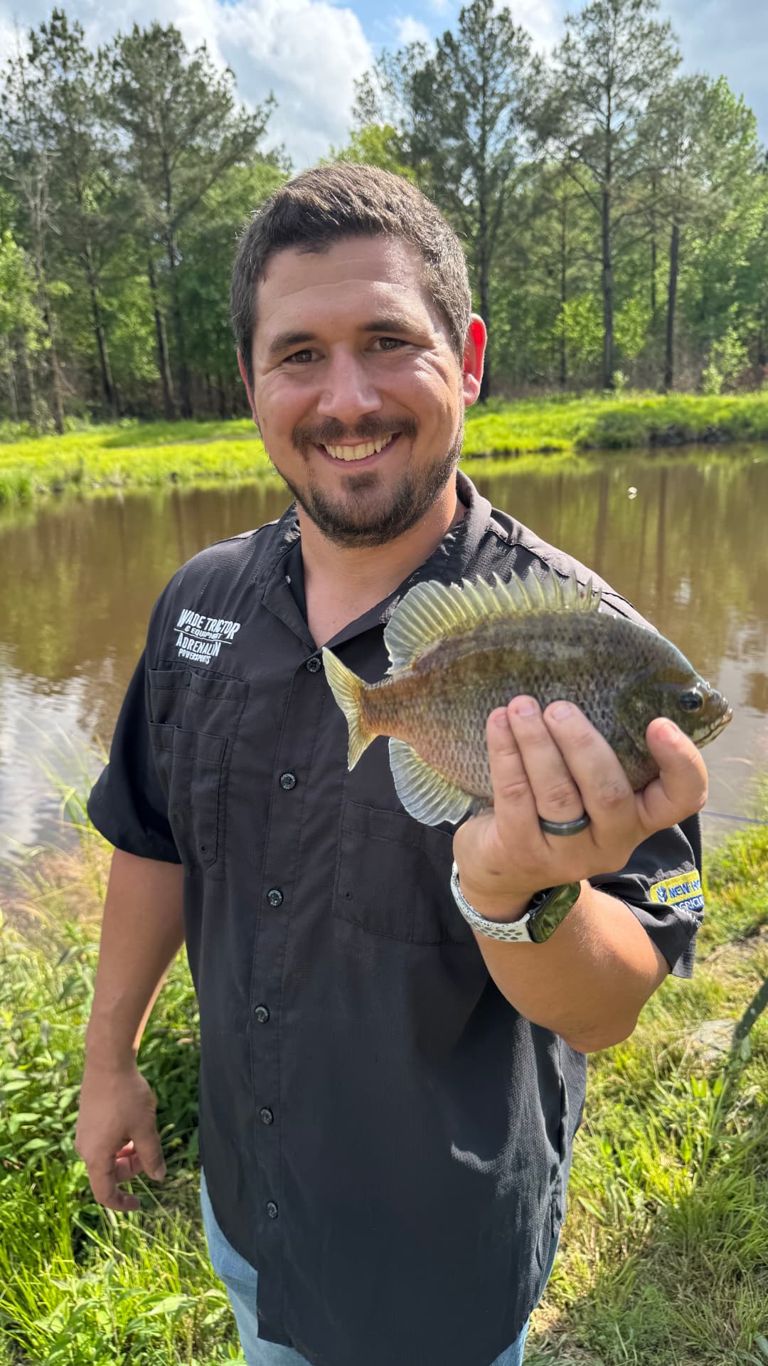 Bluegill from one of the farm ponds.