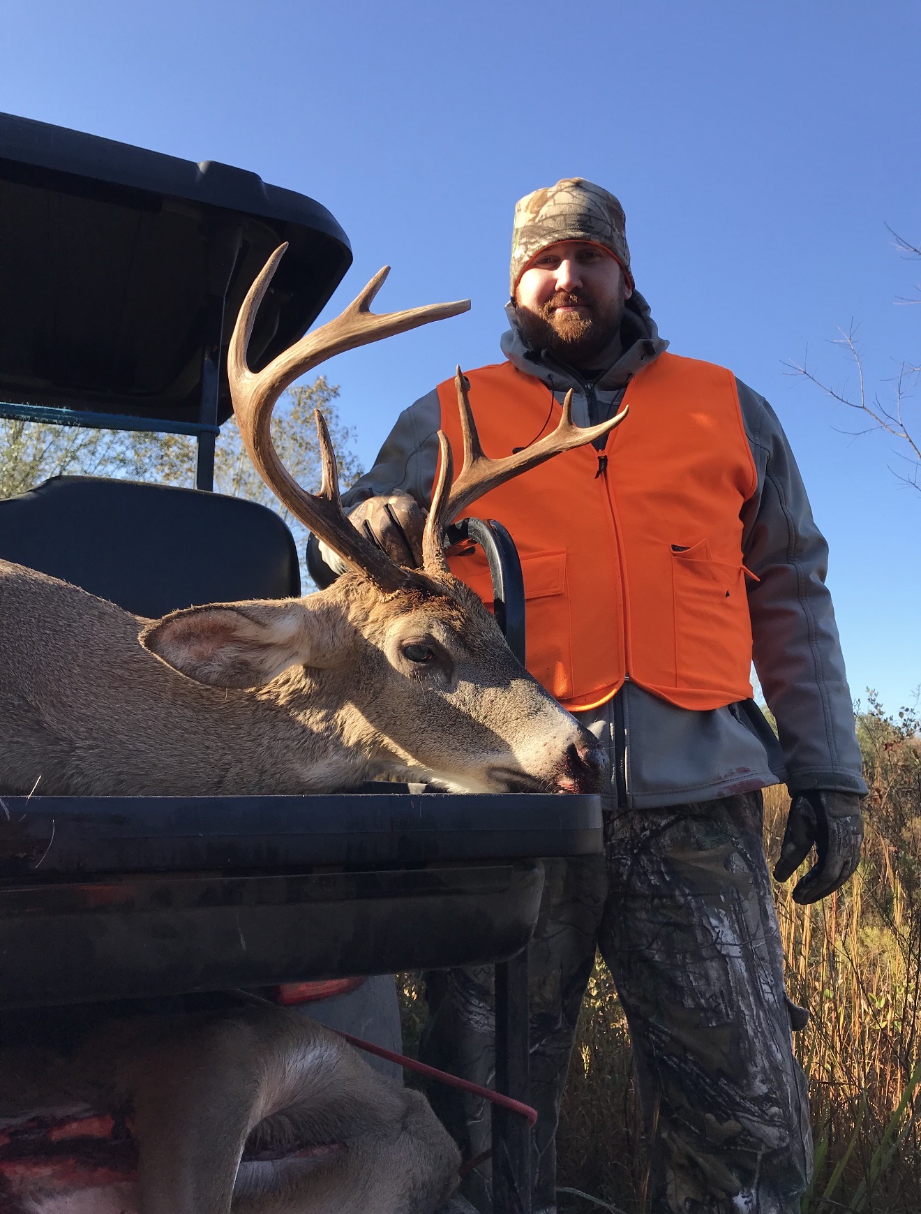 Peter with his first TBF buck.